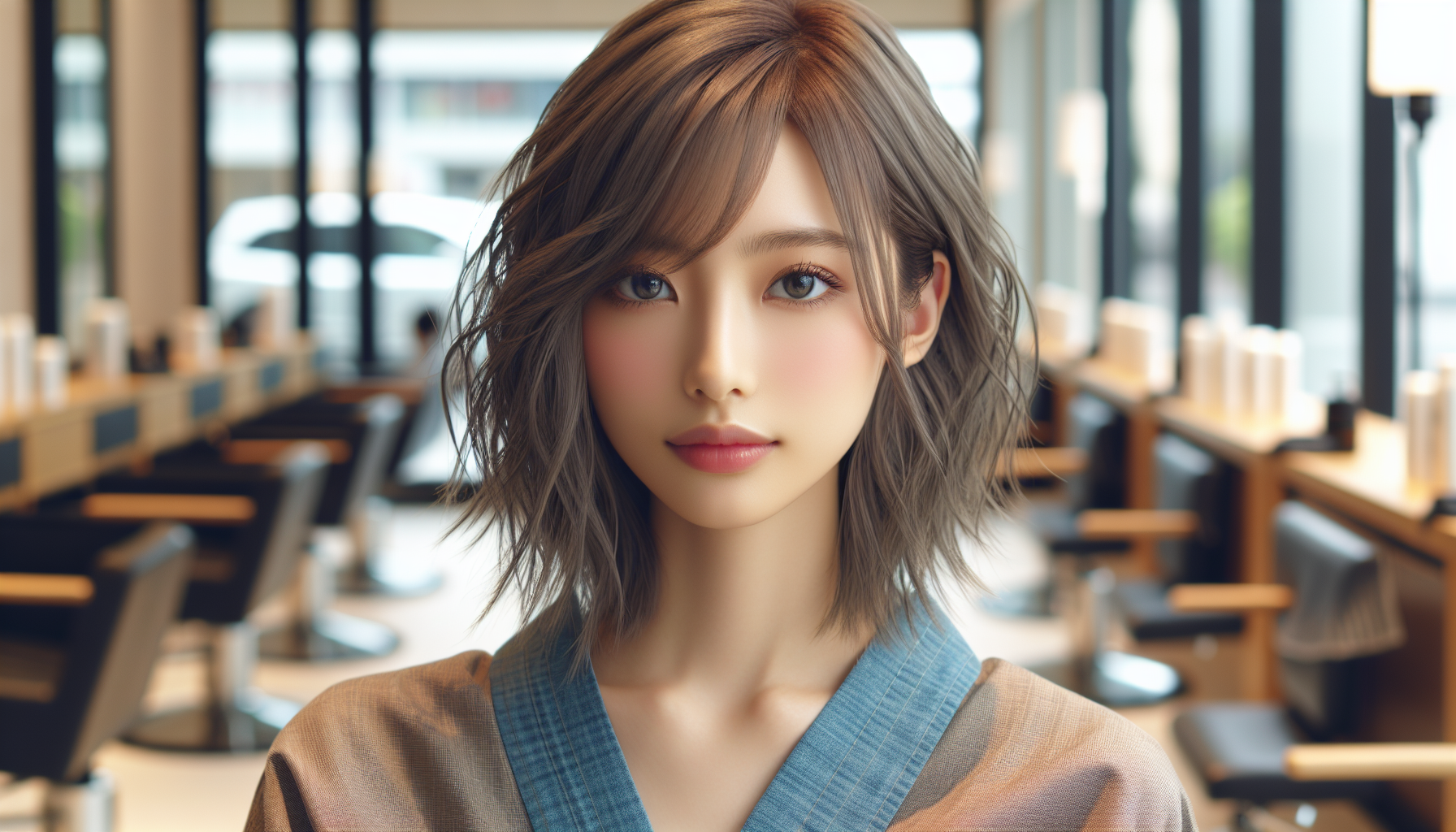 アッシュヘアに似合う髪型と顔型別のおすすめスタイル提案のイメージ画像