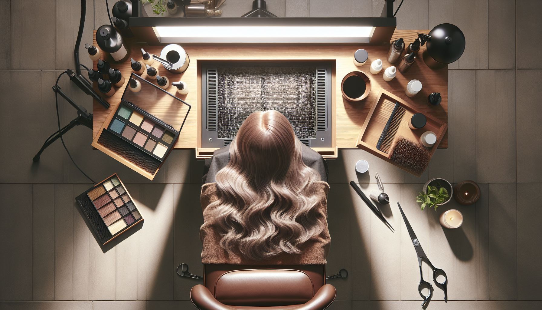 アッシュヘアを美しく保つための具体的なメンテナンス方法のイメージ画像