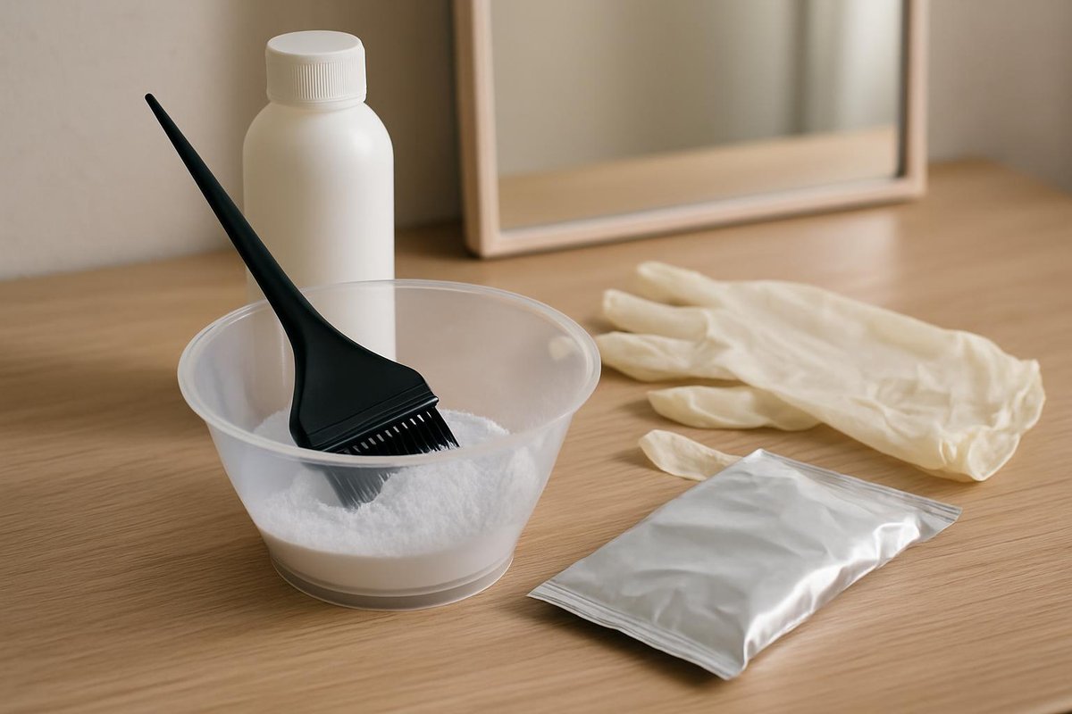 セルフブリーチに必要なアイテムと準備のイメージ画像
