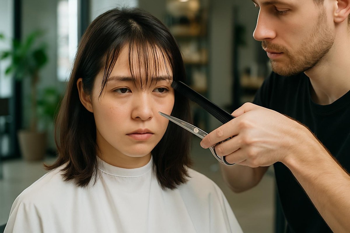 美容室での前髪改善のためのポイントのイメージ画像